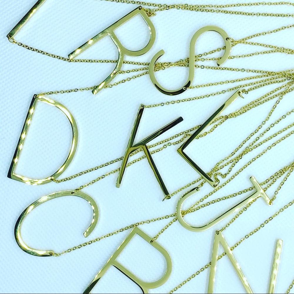 Initial Letter Necklace